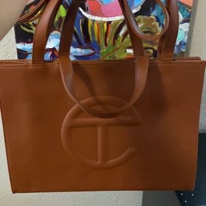 Telfar Medium Tan Bag